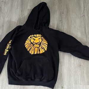 Lion King broadway black graphic hoodie